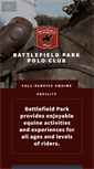 Mobile Screenshot of battlefieldparkpolo.com